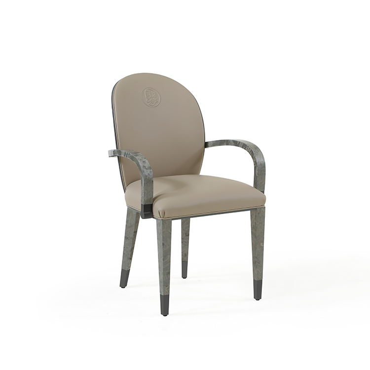 现代轻奢扶手餐椅 | D61547A-1108