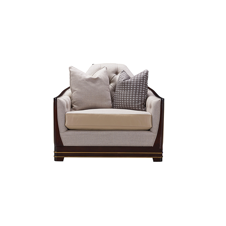 别墅客厅美式舒适单位沙发|SF128A-1