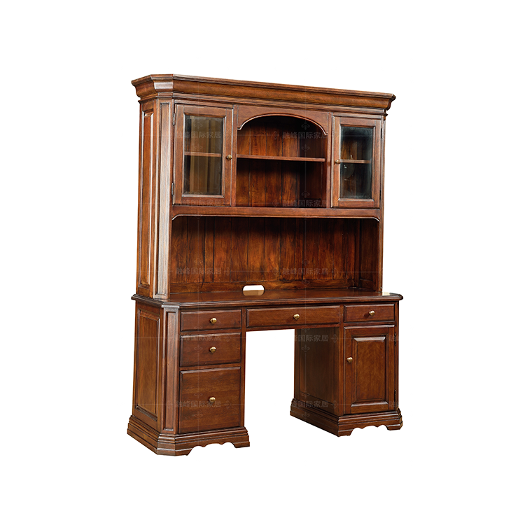 样板房老款实木书柜|AJ02-V1