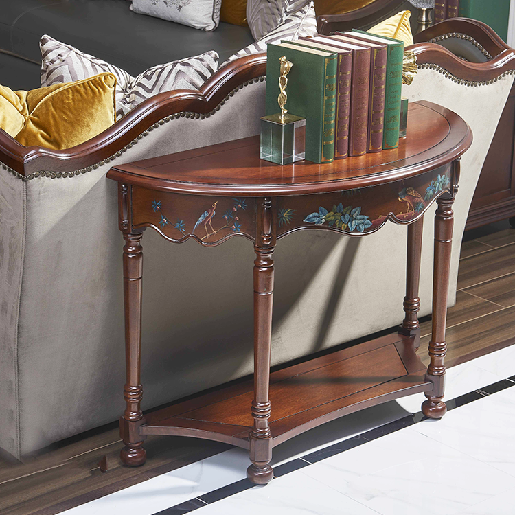 别墅美式新款彩绘沙发桌|AJ04-C1